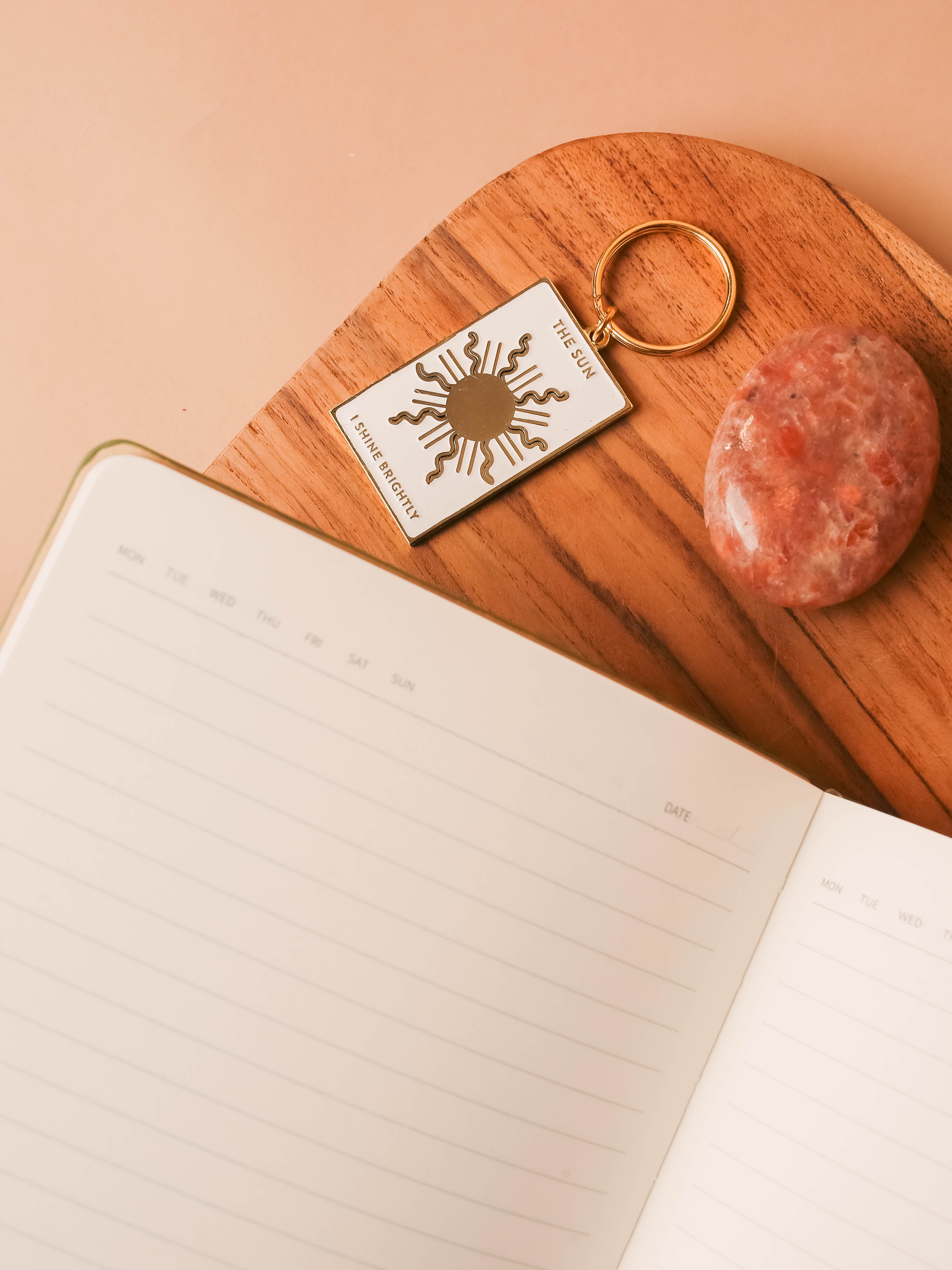 The Sun Tarot Keychain