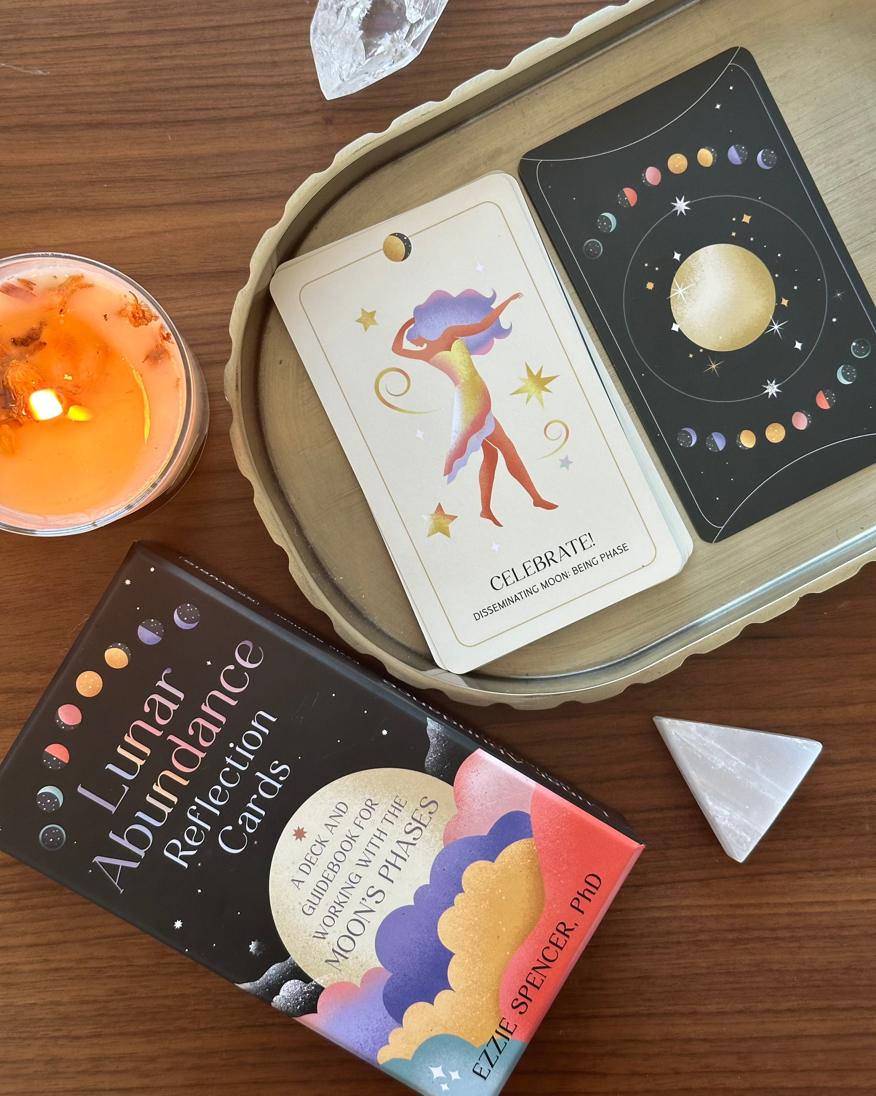 Lunar Abundance Reflection Cards