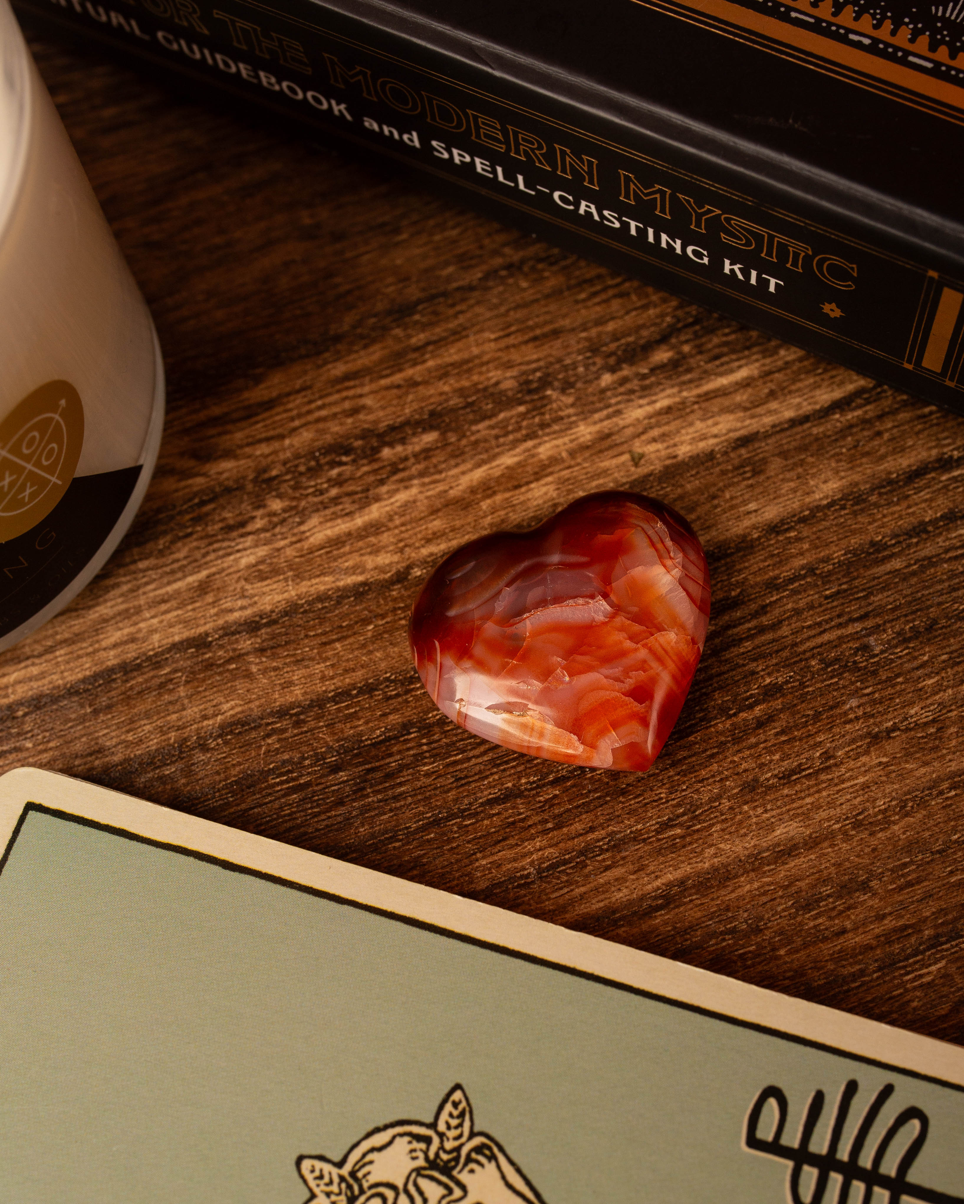 Tumbled Carnelian Heart