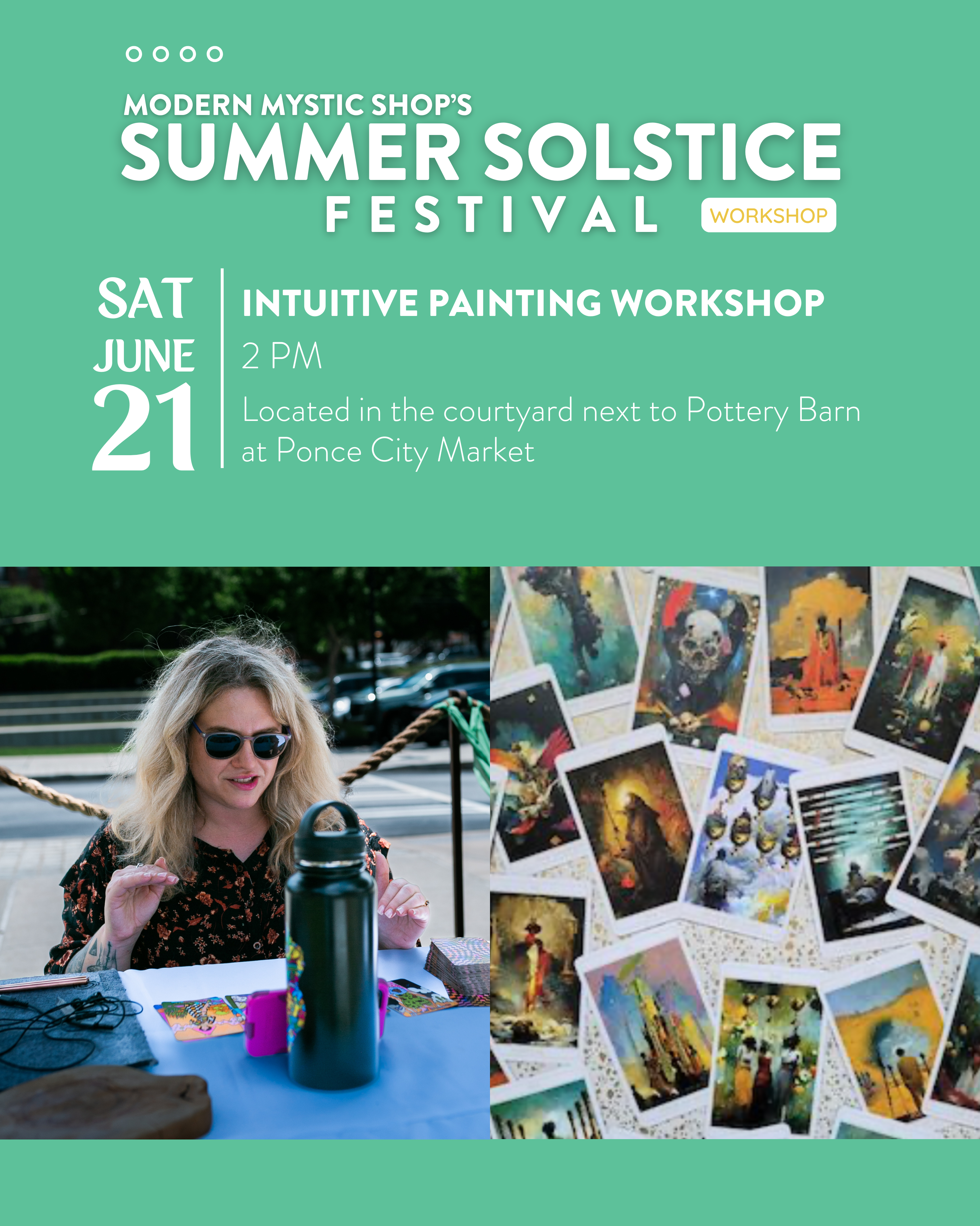 Summer Solstice Festival: Intuitive Tarot Painting