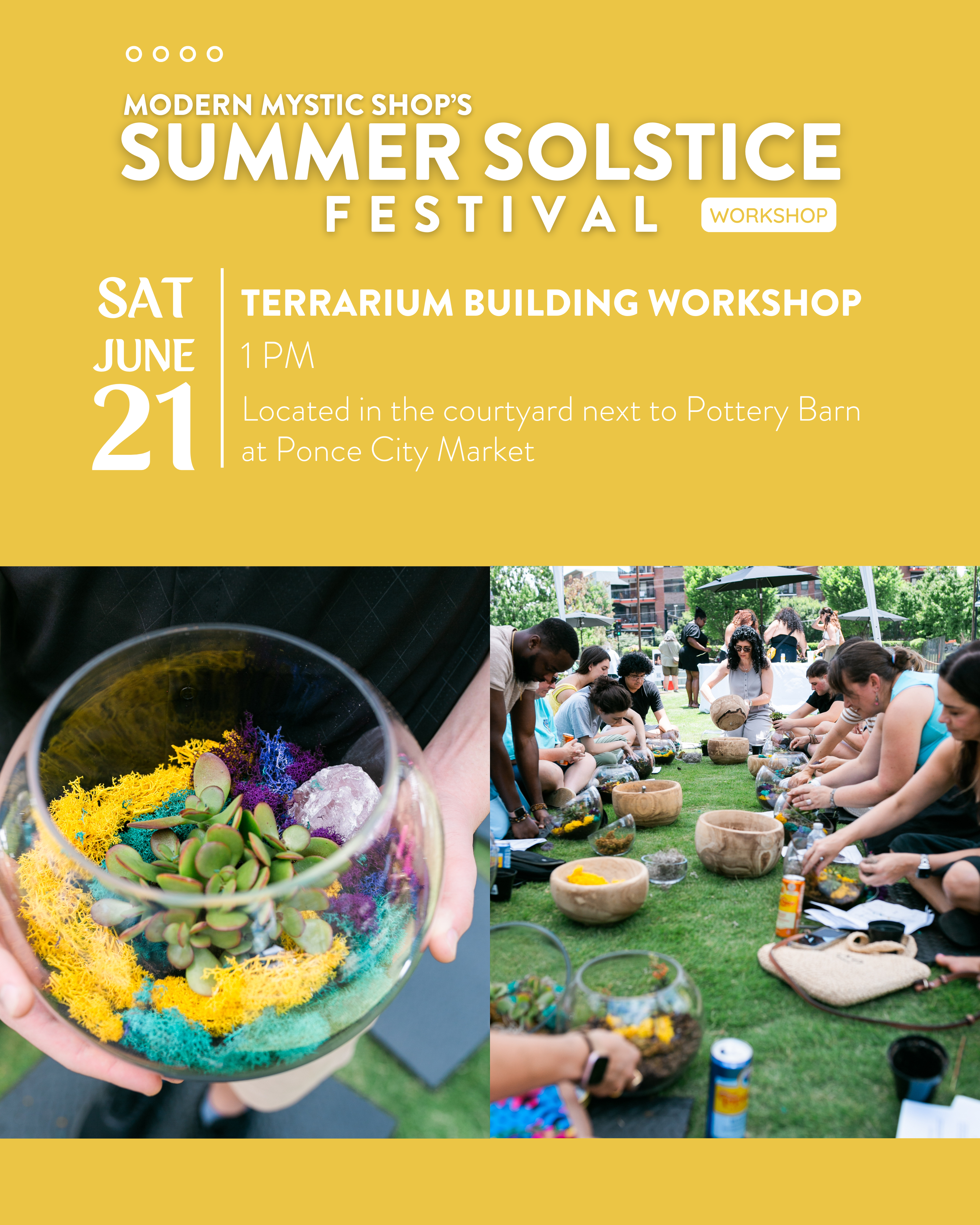 Summer Solstice Festival: Crystal Terrarium Workshop