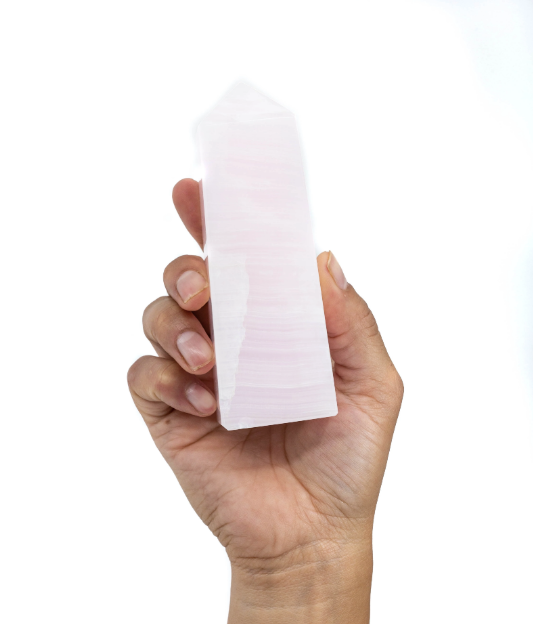 Pink Calcite Obelisk