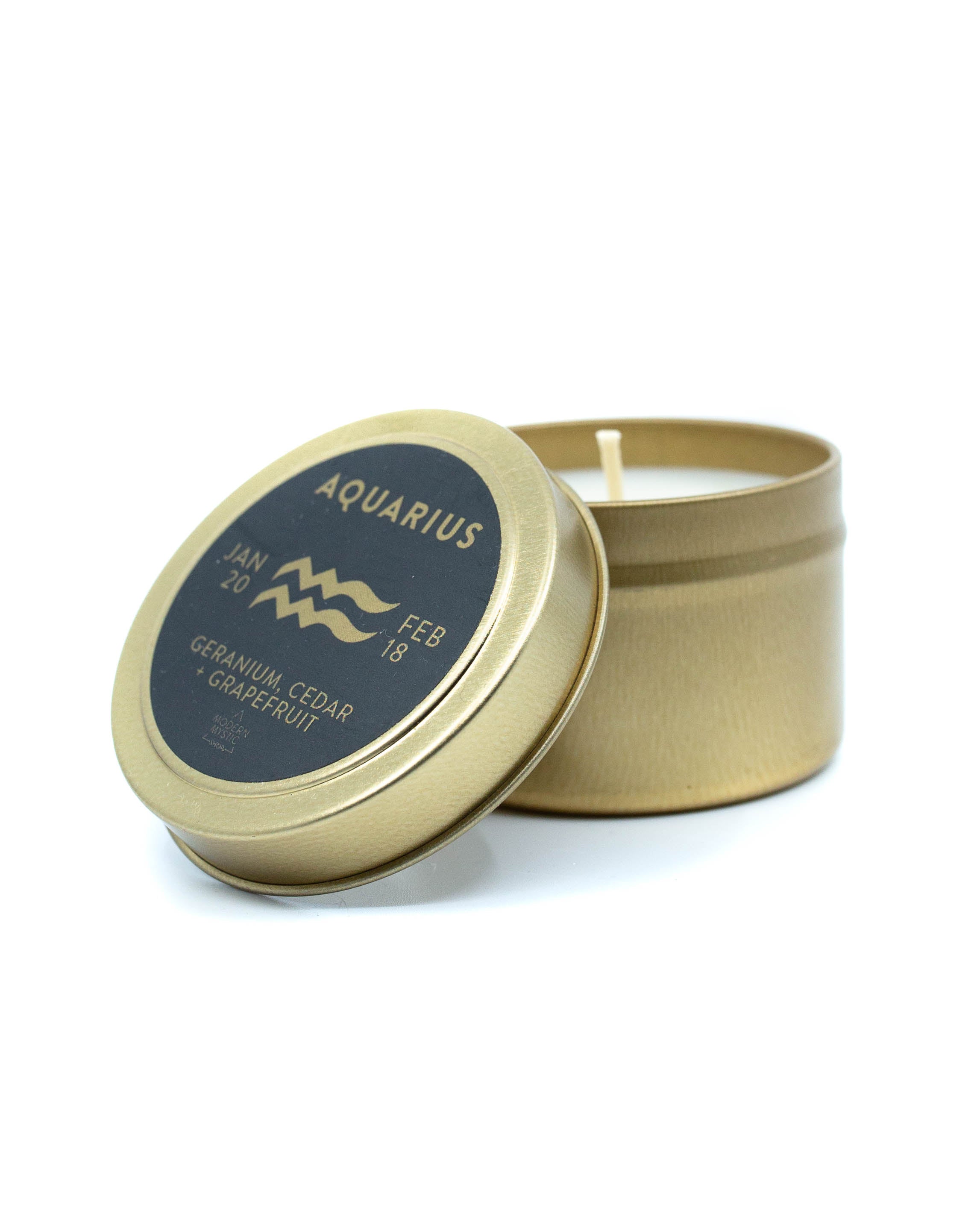 Aquarius Candle
