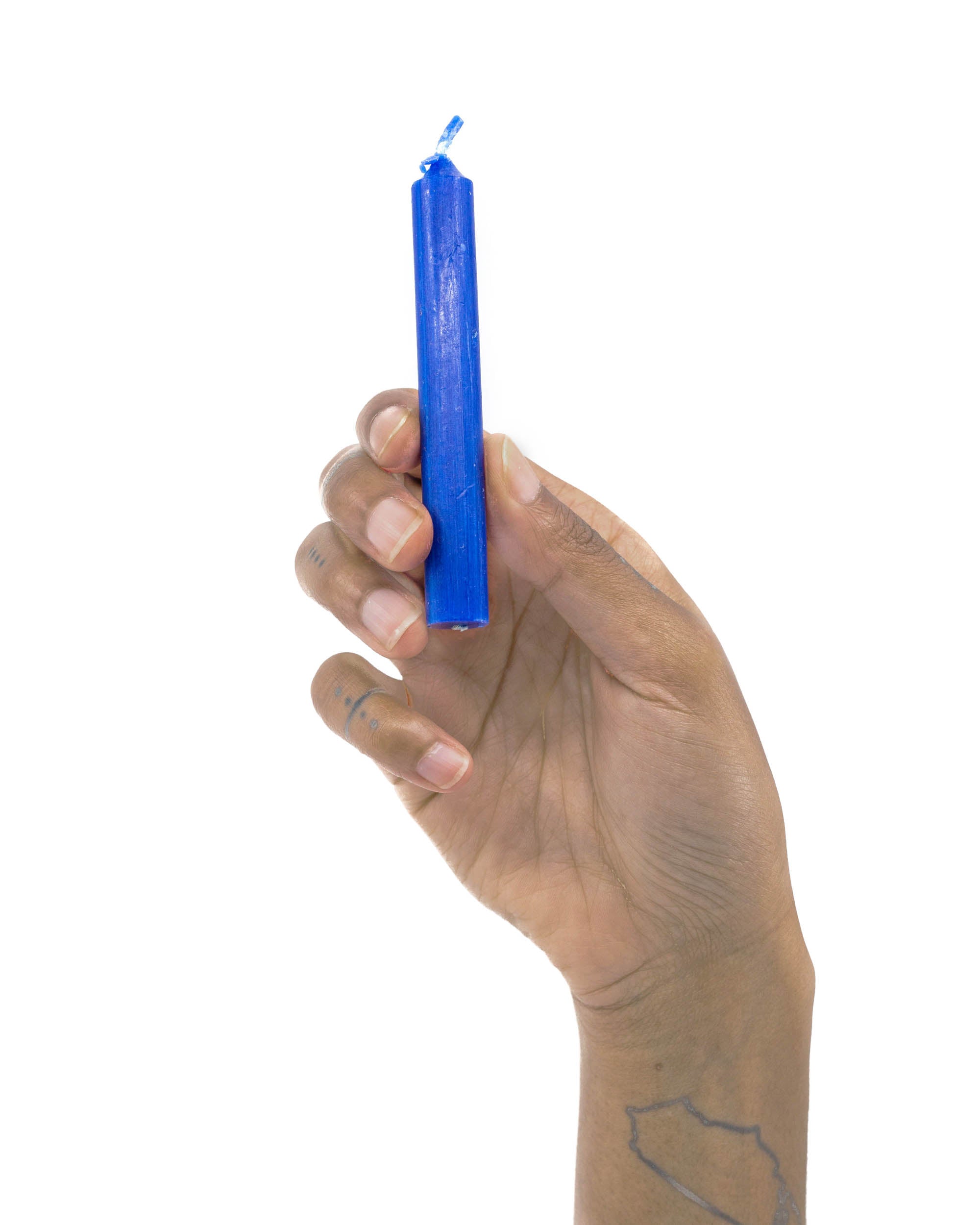 Dark Blue Spell Candle