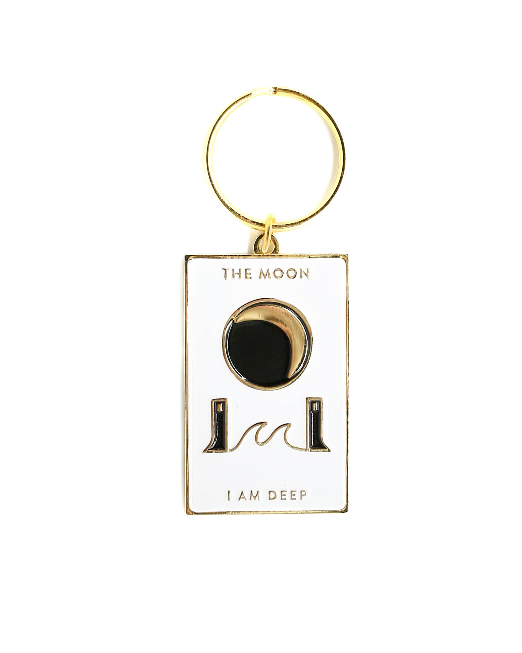 The Moon Tarot Keychain