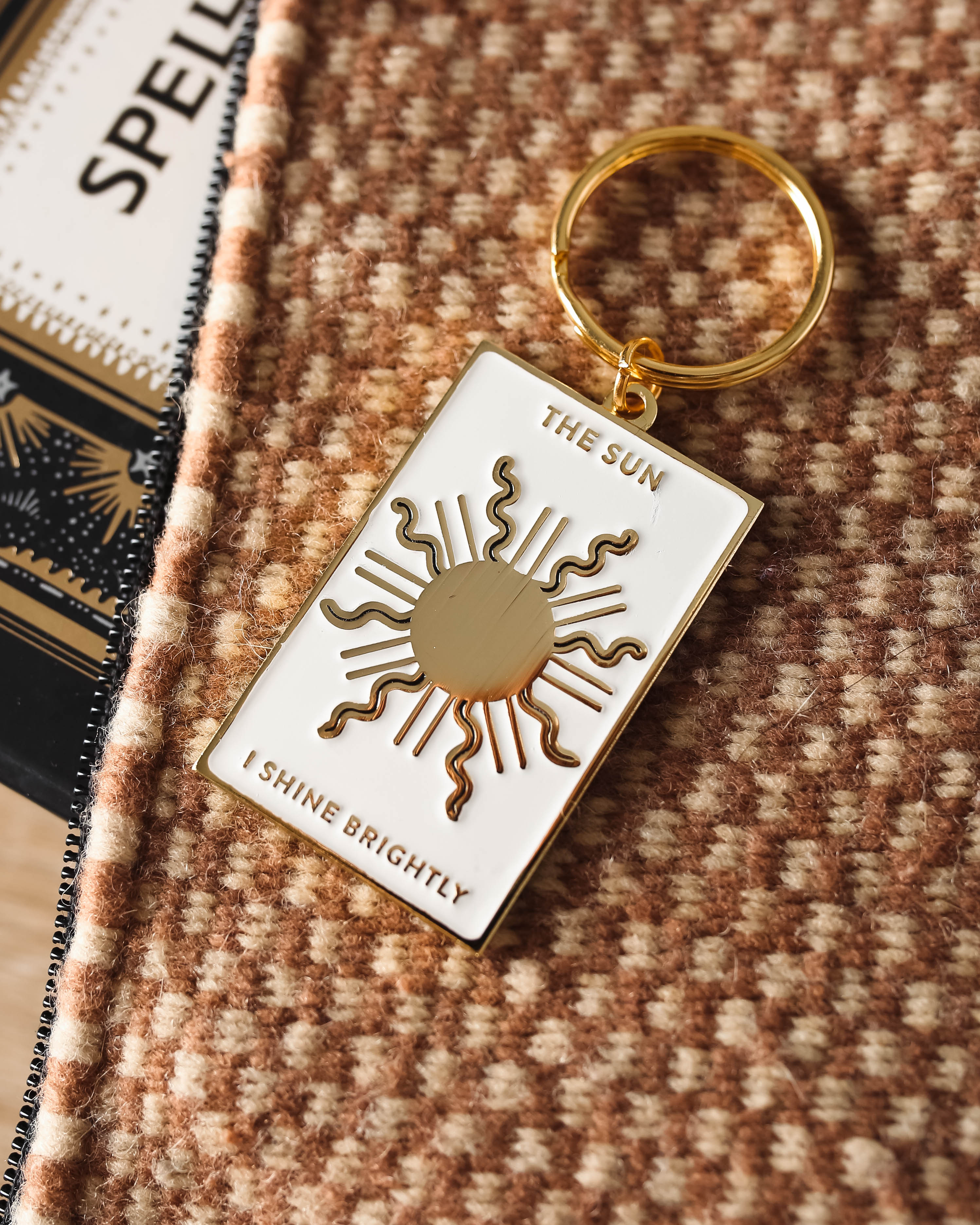 The Sun Tarot Keychain