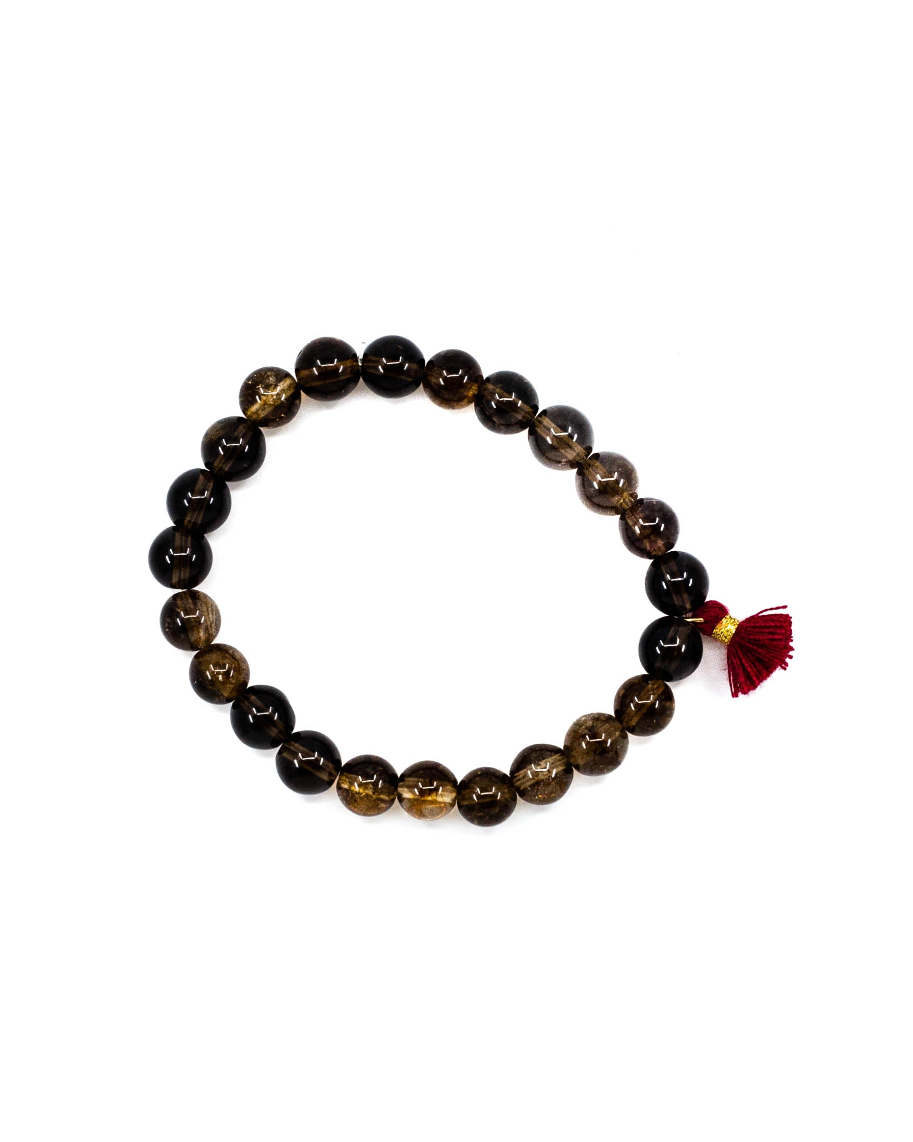 Smoky Quartz Mala Bracelet