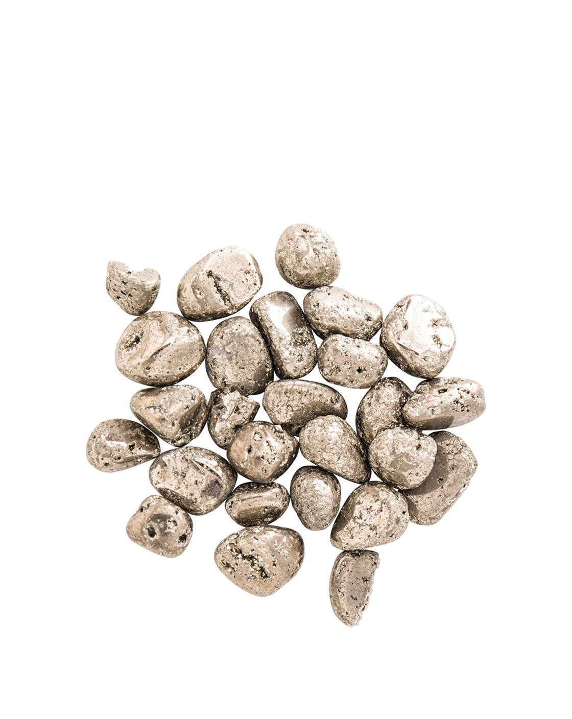 Tumbled Pyrite