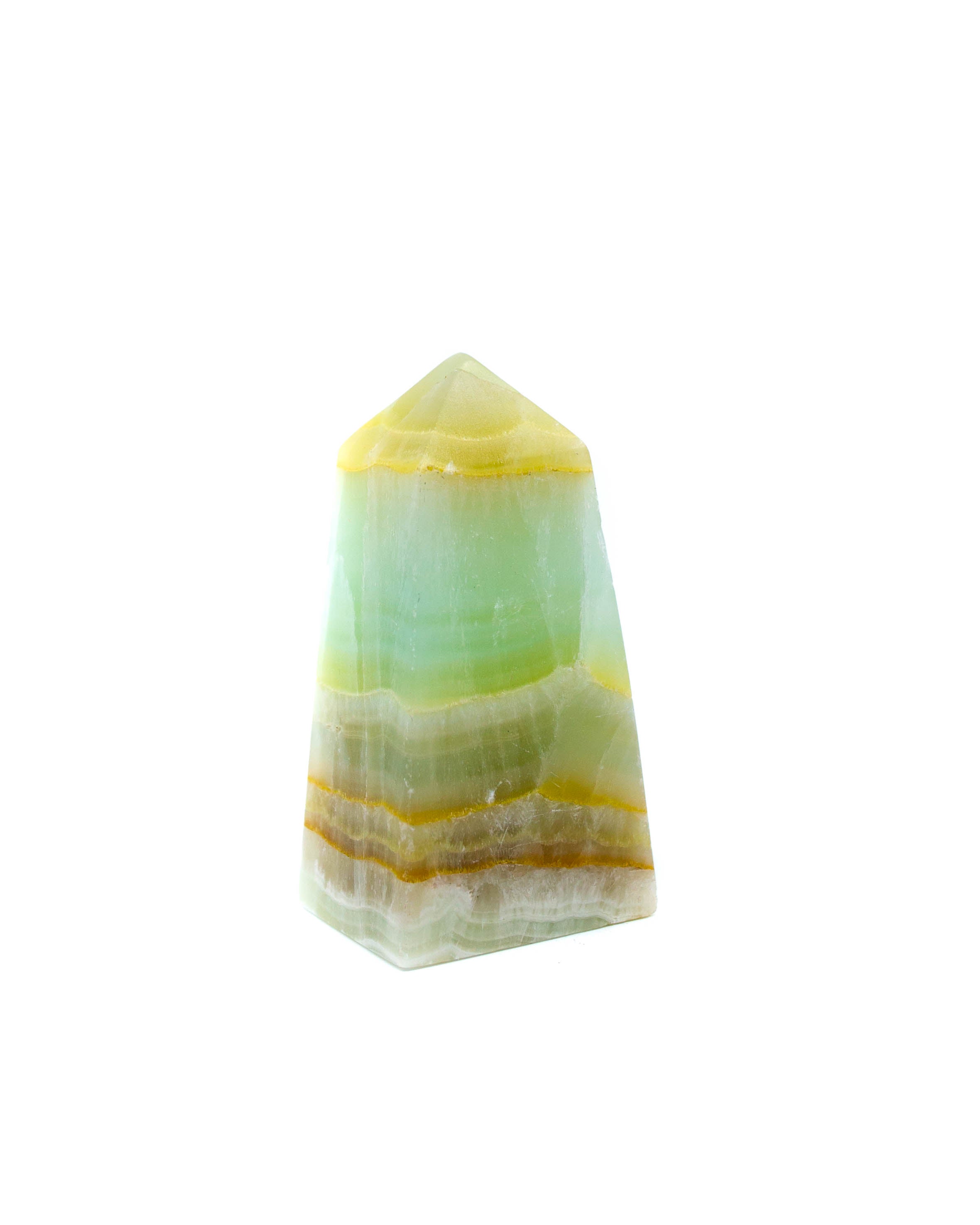 Pistachio Calcite Obelisk